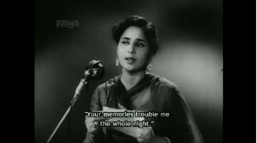 Saari saari raat teri yaad sataye-Lata Mangeshkar-Aji Bas Shukriya-1958-Roshan- Video-Song-Bollywoodirect