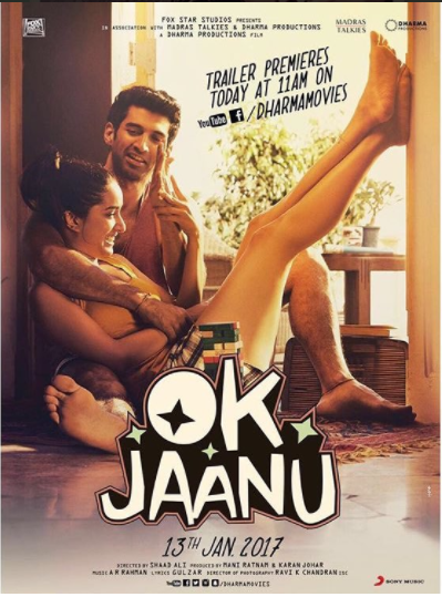 ok-jaanu-Aditya Roy Kapur-Shraddha Kapoor-Shaad Ali-A R Rehman-Gulzar-Trailer-Full Movie-Bollywoodirect