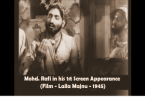 First On Screen Appearance of Mohammed Rafi-In-A-Film-Singer-Bollywood-Bollywoodirect-Films-Movies-Music-