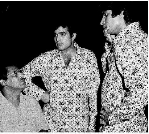Hrishikesh Mukharjee, Rajesh Khanna And BIG B