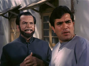 Johnny walker in Movie "Anand" with Rajesh Khanna