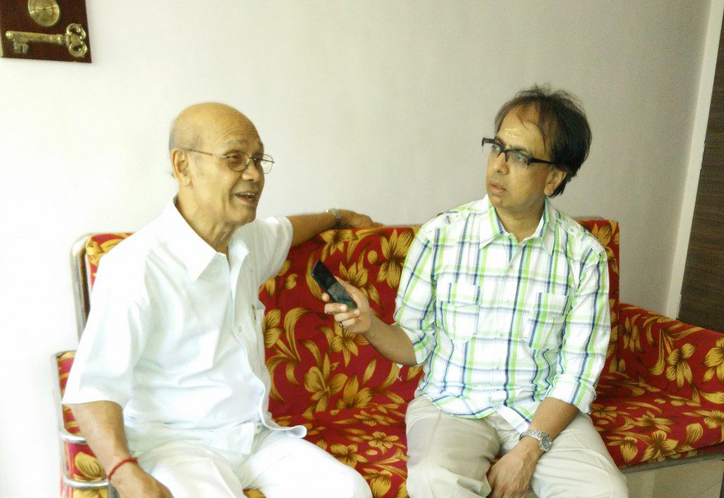Ananth Mahadevan with Gour Hari Das-Bollywoodirect