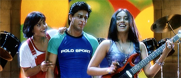 Shahrukh Khan with Kajol and Rani Mukherjee in Kuch Kuch Hota Hai (1998) - Bollywoodirect