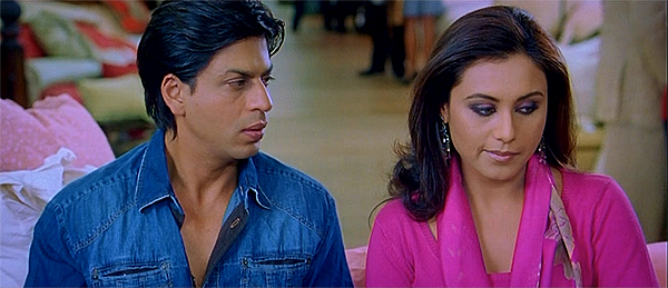 Shahrukh Khan with Raani Mukherjee in " Kabhi Alvida naa Kehna" - Bollywoodirect