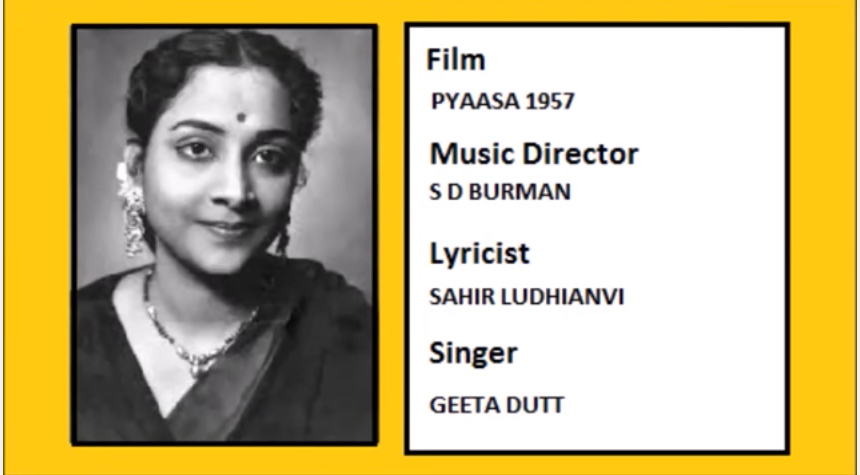 RUT PHIRE PAR DIN-Pyaasa-1957-Geeta Dutt-Guru Dutt-Waheeda Rehman-Video-Song-Bollywoodirect