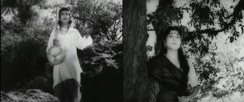Jara Saamane To Aao Chaliye-Chup Chup Ke Chalne Me Kya Raaj Hai-Janam Janam Ke Phere-1957-S.N._tripathi-Bharat Vyas-Mohammed Rafi-Lata Mangeshkar-Video-Song-Bollywoodirect