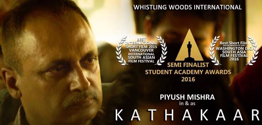 Kathakaar-Abhimanyu Kanodia-Piyush Mishra-Short Film-Oscar Selection-Bollywoodirect